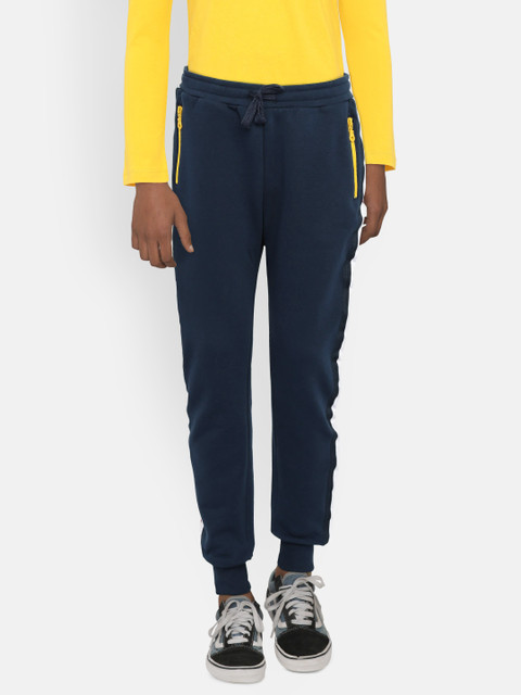 

United Colors of Benetton Boys Navy Solid Joggers, Navy blue