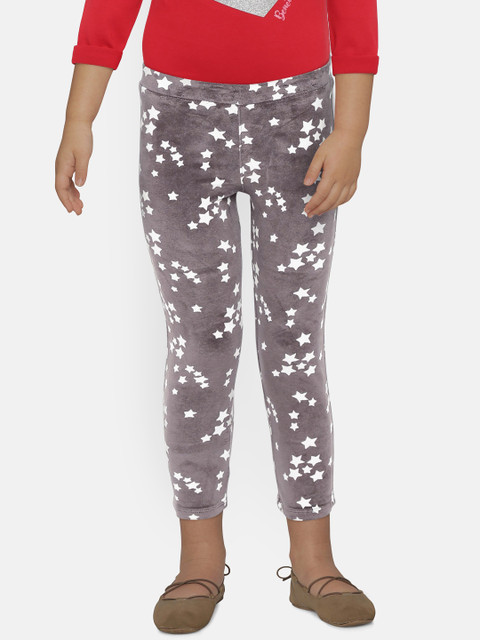 

United Colors of Benetton Girls Grey Star Print Treggings