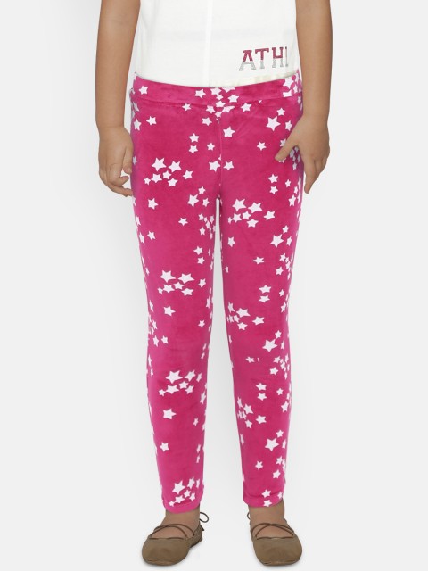 

United Colors of Benetton Girls Pink Star Print Treggings