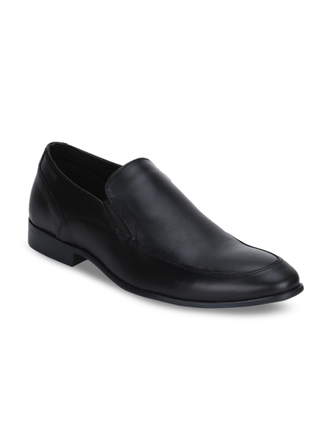 

Red Tape Men Black Formal Leather Loafers