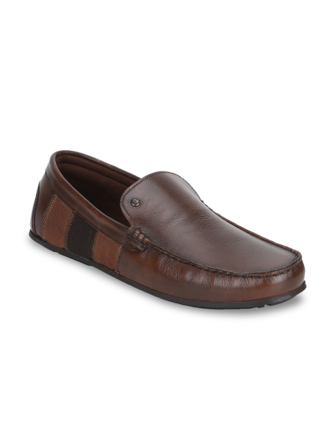 

Red Tape Men Brown Leather Loafers