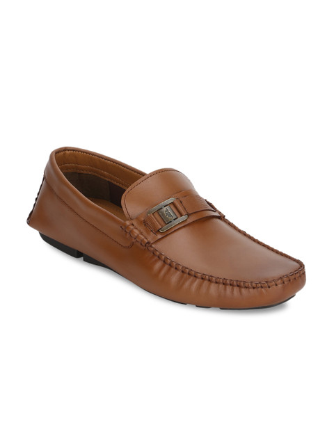 

Red Tape Men Tan Leather Driving Shoes