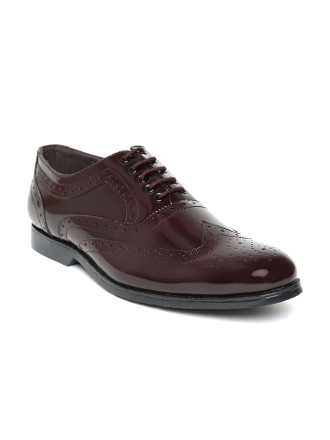 

San Frissco Men Burgundy Semiformal Brogues