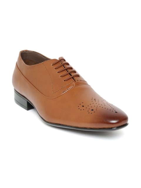 

San Frissco Men Tan Brown Semi-Formal Oxfords
