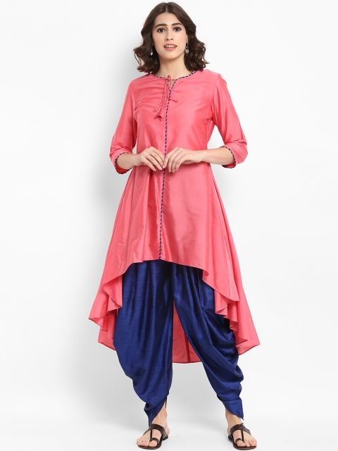 

Abhishti Women Pink Solid Anarkali Kurta