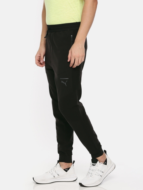 

Puma Men Black Pace EvoKNIT Move Solid Joggers