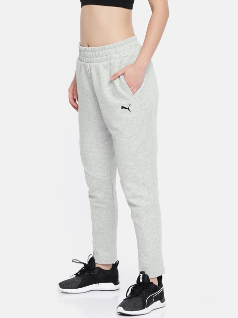 

Puma Women Grey Regular Fit Evostripe Core Track Pants