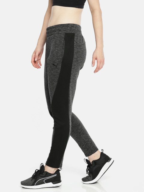 

Puma Women Charcoal Grey Regular Fit Evostripe Track Pants