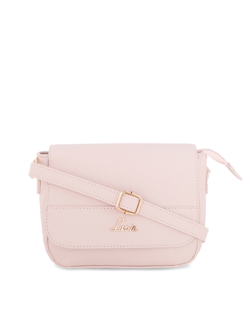 

Lavie Pink Solid Sling Bag