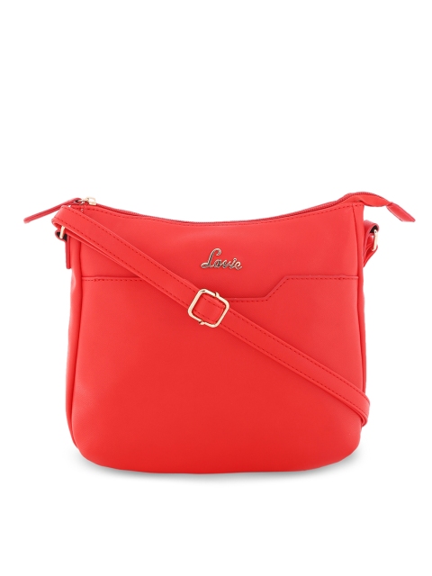 

Lavie Red Solid Sling Bag