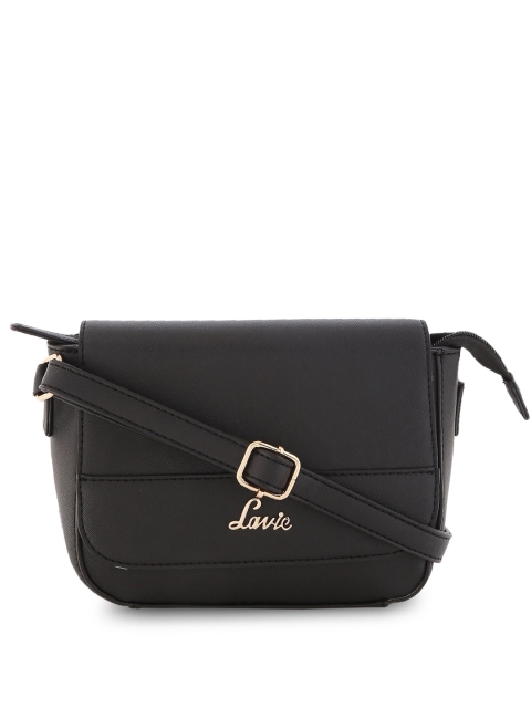 

Lavie Black Solid Sling Bag