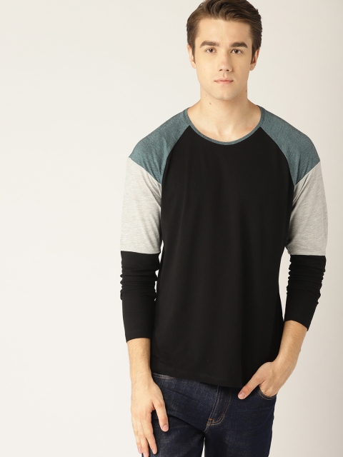 

ESPRIT Men Black Solid Round Neck T-shirt