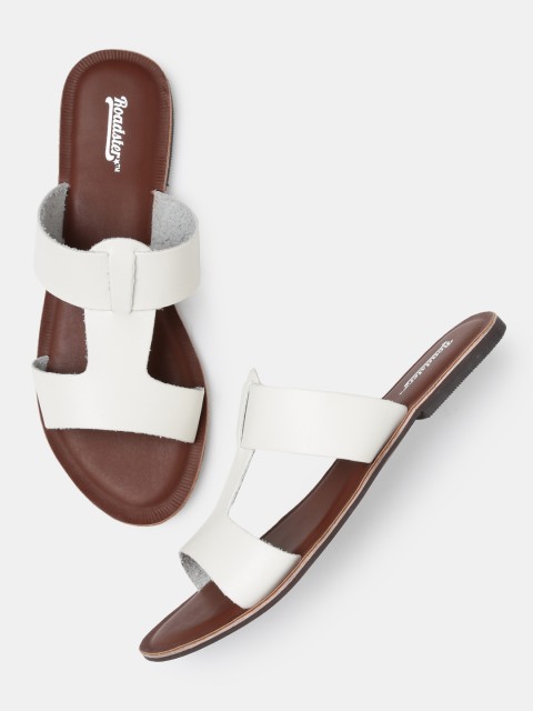 

Roadster Women White Solid Open Toe Flats