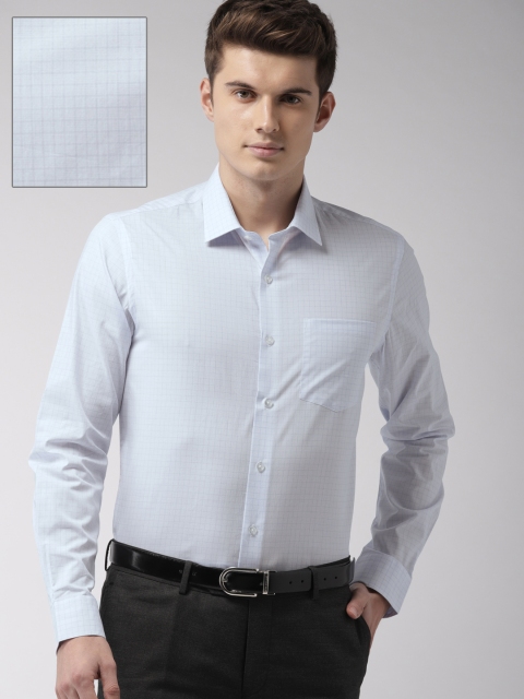

Arrow Men Blue Premium Slim Fit Checked Formal Shirt