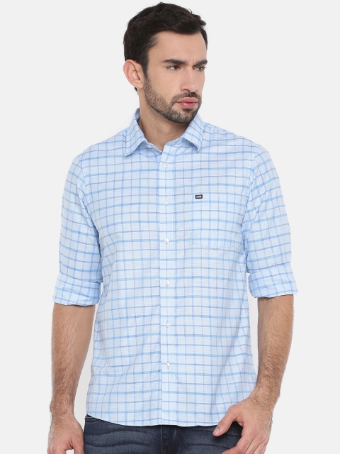 

Arrow Sport Men Blue Slim Fit Checked Casual Shirt