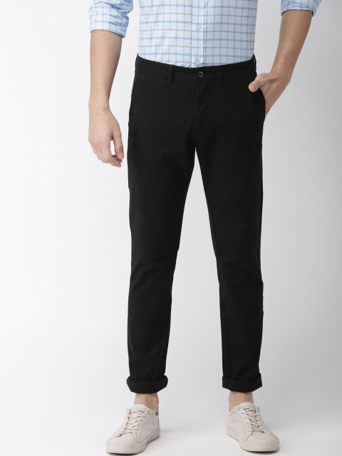 

Arrow Sport Men Black Slim Fit Solid Regular Trousers