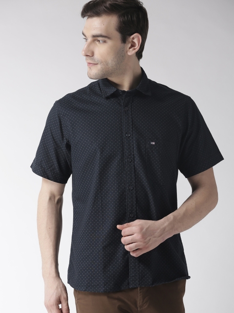 

Arrow Sport Men Navy Blue Regular Fit Printed Casual Shirt