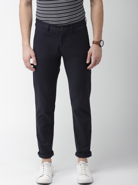 

Arrow Sport Men Navy Blue Chrysler Tapered Fit Solid Chinos