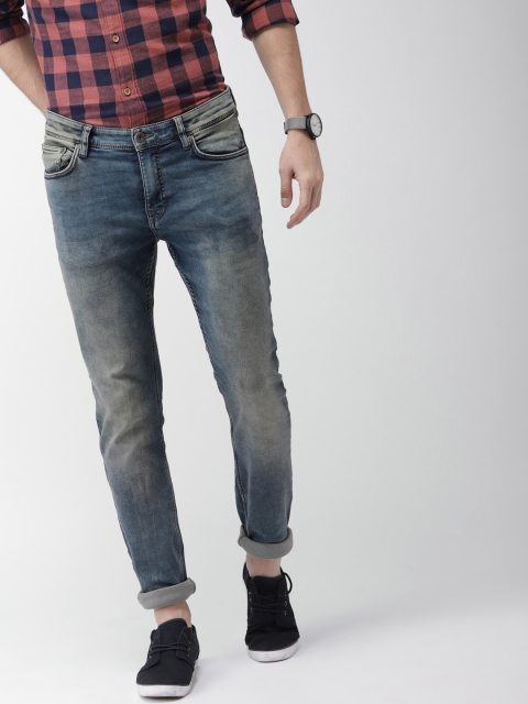 

Celio Men Blue Slim Fit Mid-Rise Clean Look Stretchable Jeans