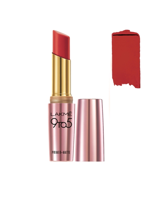 

Lakme 9 to 5 Primer + Matte Lip Color - Crimson Catch MR12 3.6gm, Red