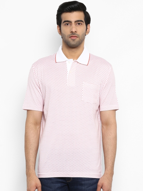 

ColorPlus Men Red Printed Polo Collar T-shirt