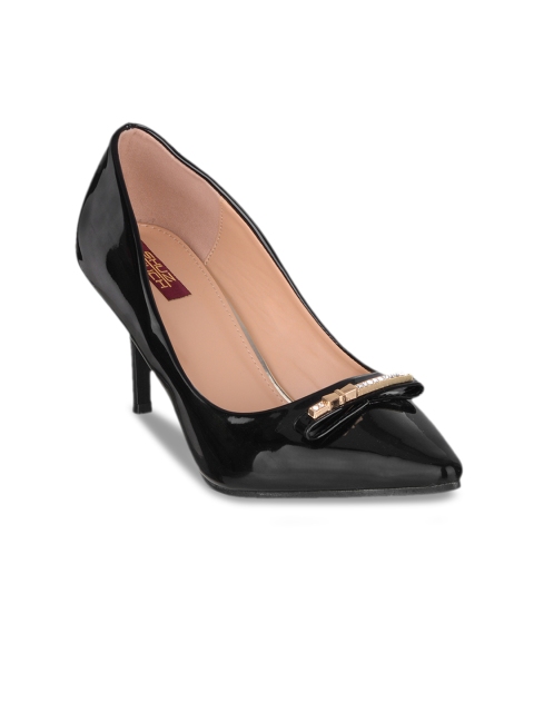 

SHUZ TOUCH Women Black Solid Pumps