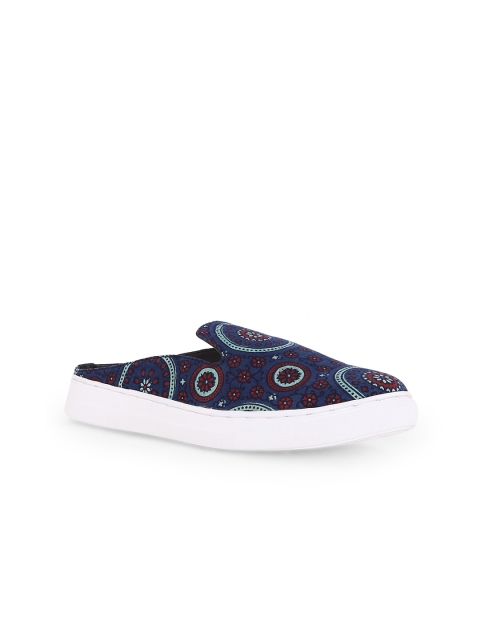 

Kanvas Women Navy Blue Slip-On Sneakers