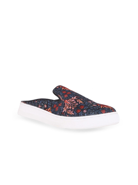 

Kanvas Women Navy Blue Slip-On Sneakers