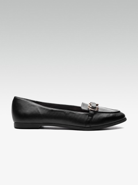 

DOROTHY PERKINS Women Black Solid Ballerinas