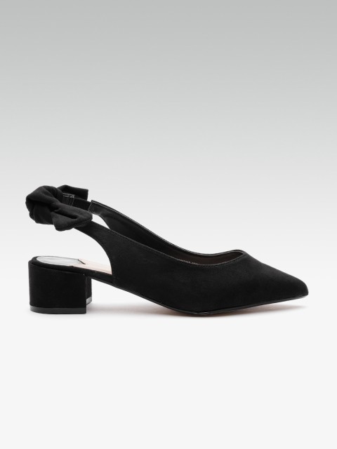 

DOROTHY PERKINS Women Black Solid Pumps