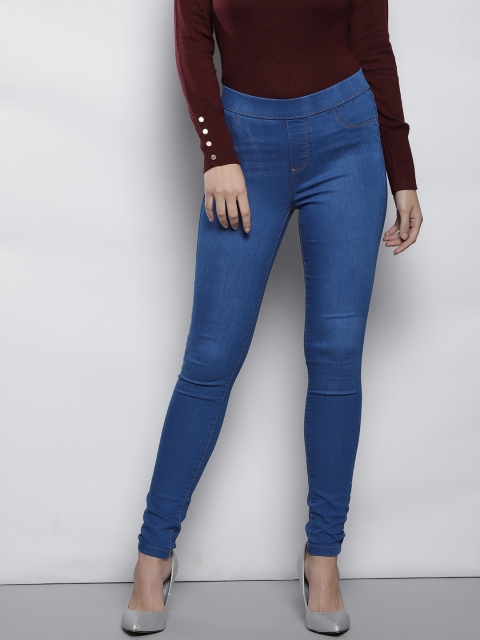 

DOROTHY PERKINS Women Blue Solid Jeggings