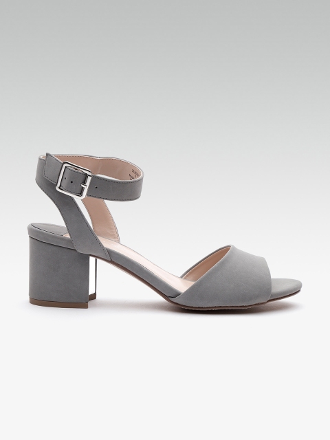 

DOROTHY PERKINS Women Grey Solid Heels