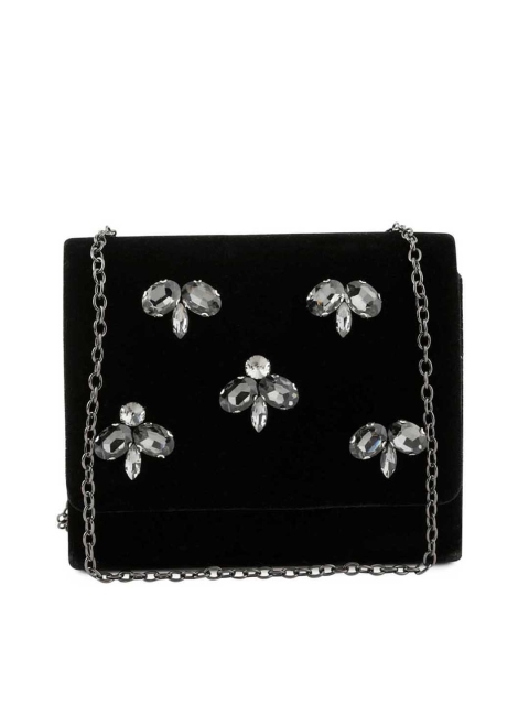 

Kazo Black Embellished Sling Bag