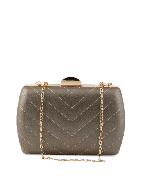 

Kazo Women Brown Solid Clutch