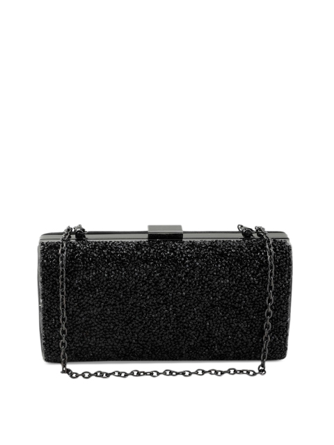 

Kazo Black Embellished Clutch