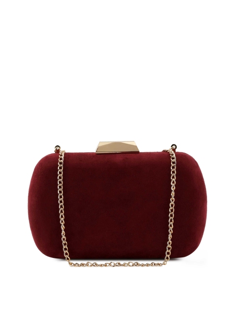 

Kazo Maroon Solid Clutch