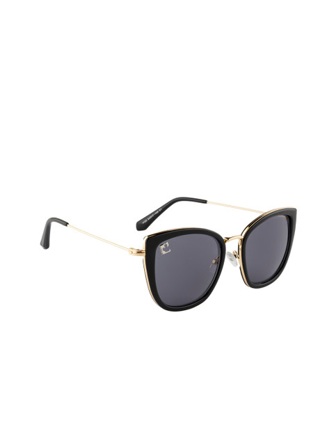 

Clark N Palmer Women Cateye Sunglasses CNP-4123-C1, Black