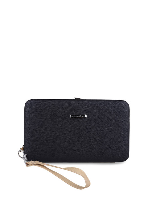 

GIORDANO Black Textured Clutch