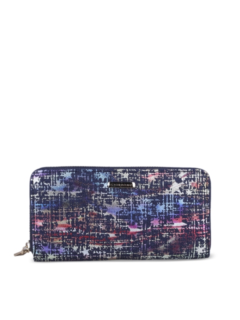 

GIORDANO Women Multicoloured Textured Zip Around Wallet, Multi