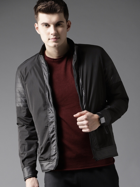 

Moda Rapido Men Black Solid Tailored Jacket