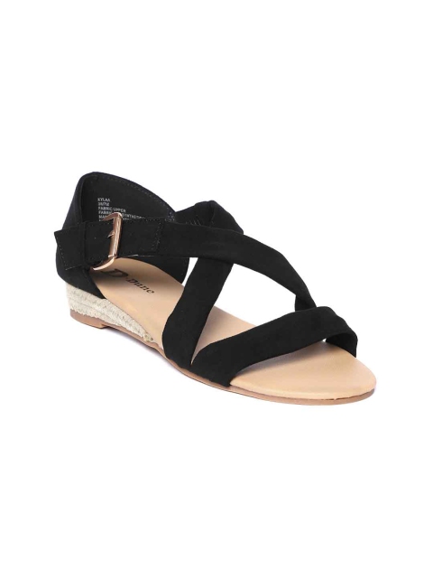 

Dune London Women Black Solid Open Toe Flats