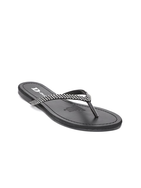 

Dune London Women Black Embellished Open Toe Flats