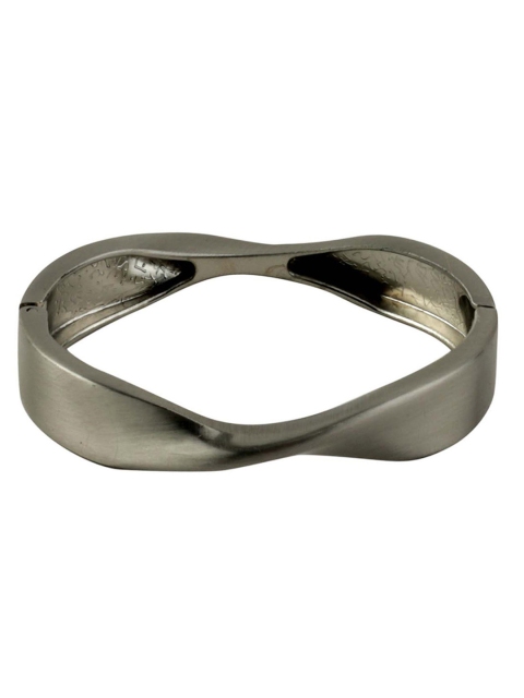 

Kazo Gunmetal-Toned Alloy Silver-Plated Bangle-Style Bracelet, Metallic