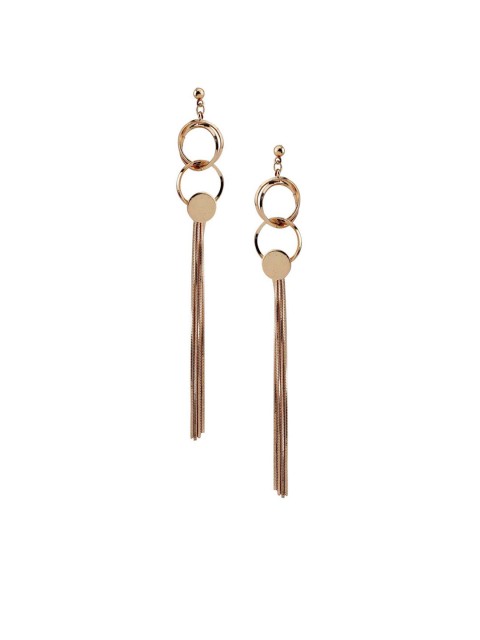 

Kazo Gold-Toned Circular Drop Earrings