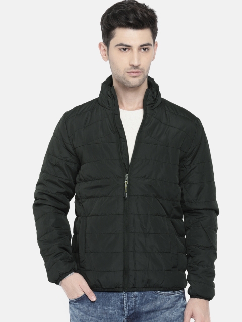 

ONLY & SONS Men Black Solid Padded Jacket
