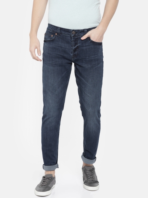 

ONLY & SONS Men Blue Slim Fit Mid-Rise Clean Look Stretchable Jeans