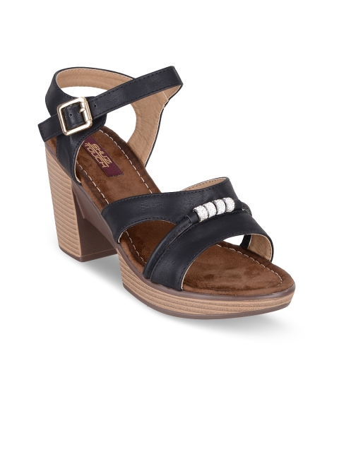 

SHUZ TOUCH Women Black Solid Wedges