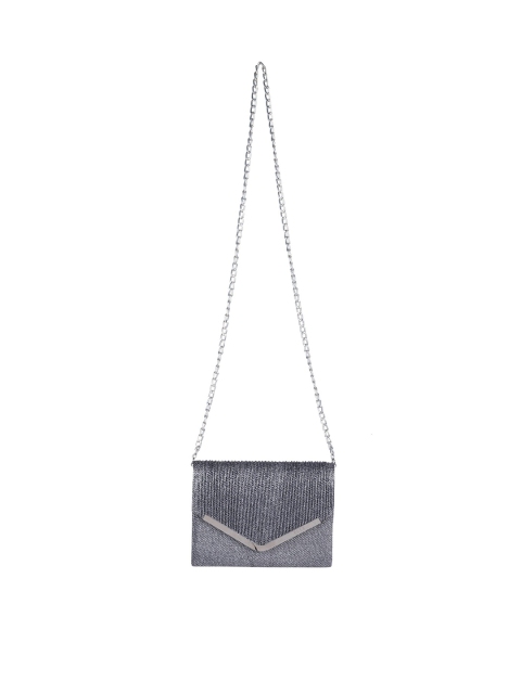

ELLE Silver-Coloured Embellished Sling Bag