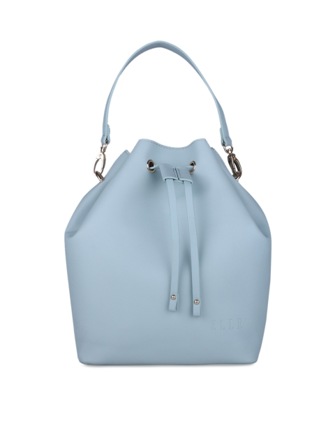 

ELLE Blue Solid Handheld Bag