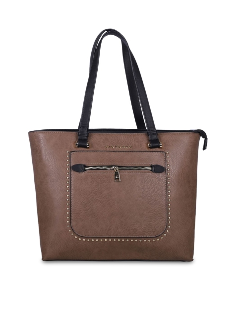 

GIORDANO Brown Textured Shoulder Bag